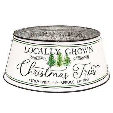 Locally Grown Christmas Trees Metal Tree Collar - The Fox Decor